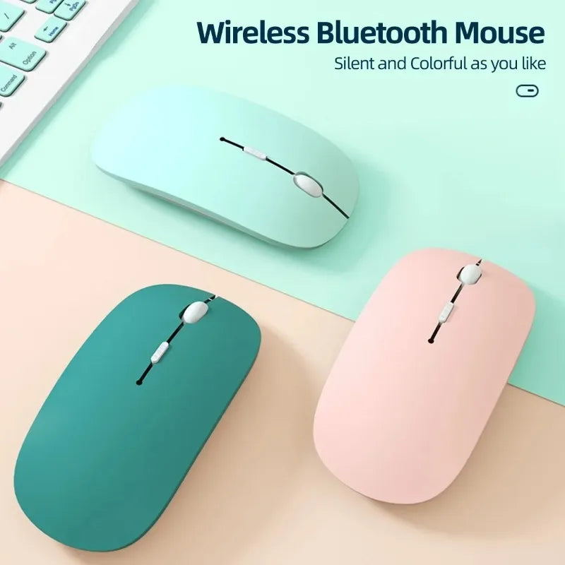 Silent Wireless Mouse – Smooth & Comfortable for Work & Study