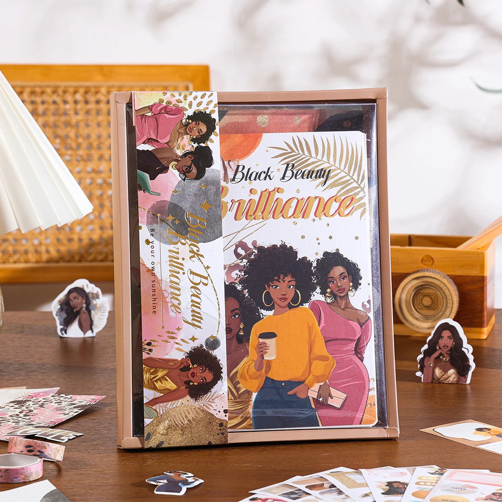 Cute Stationery Gift Set – Scrapbook Kit with Stickers, Notes & Planner Accessories