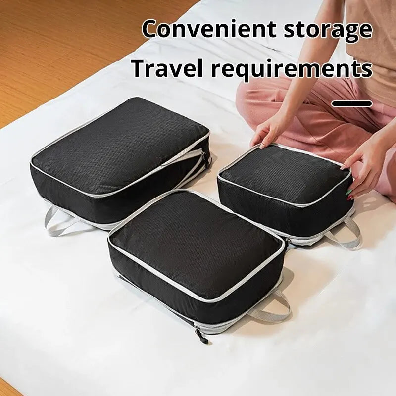 3-Piece Compression Packing Cubes Set