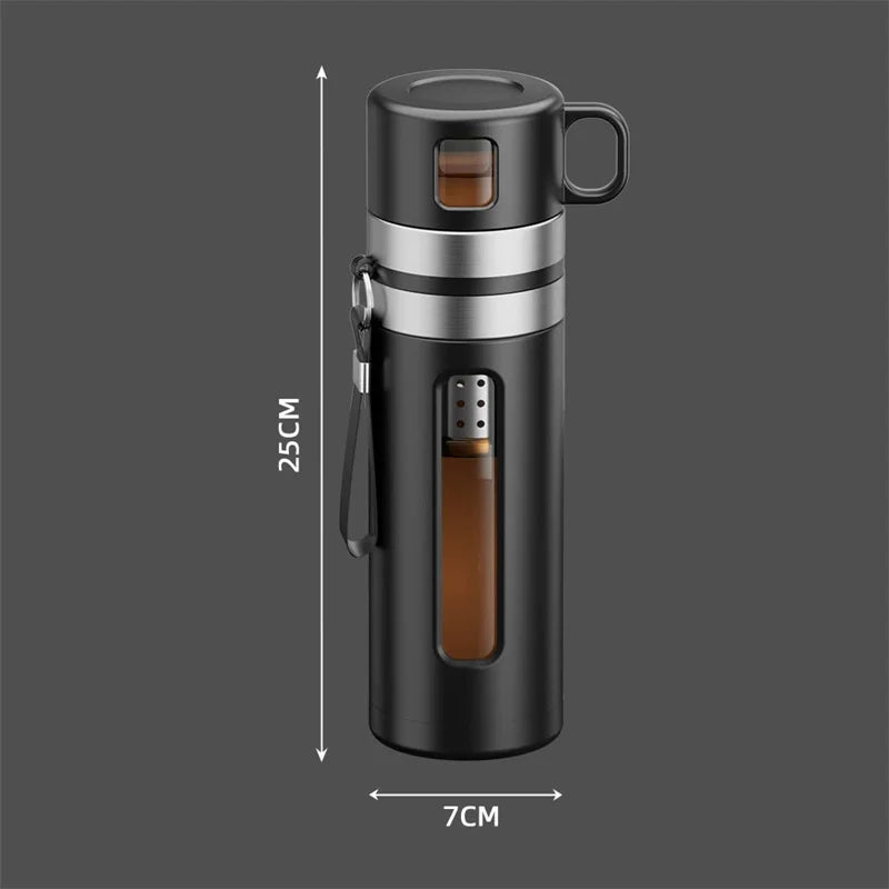Premium Glass Tea Infuser Bottle