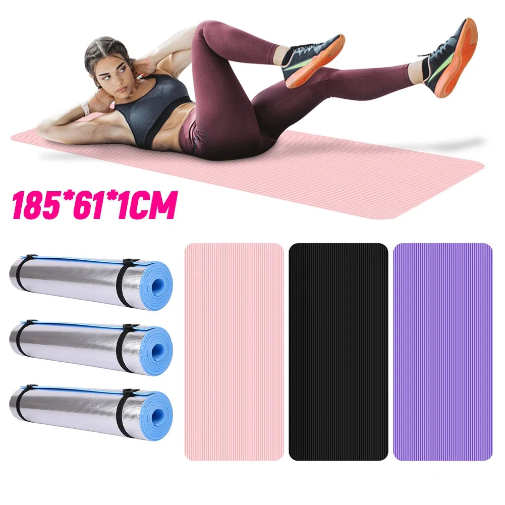 Non-Slip Yoga Mat — Thick Comfort Fitness & Workout Mat