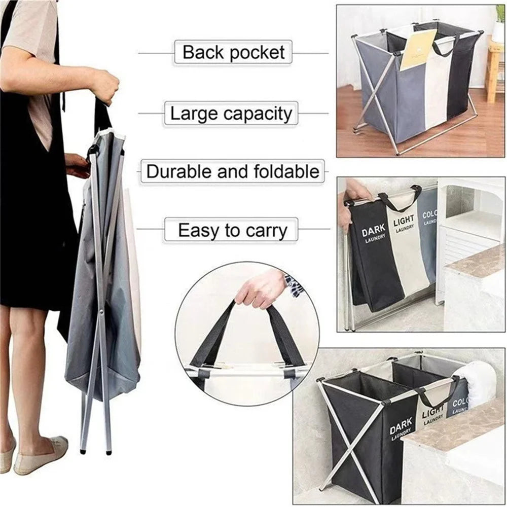 Foldable Laundry Hamper with Handles