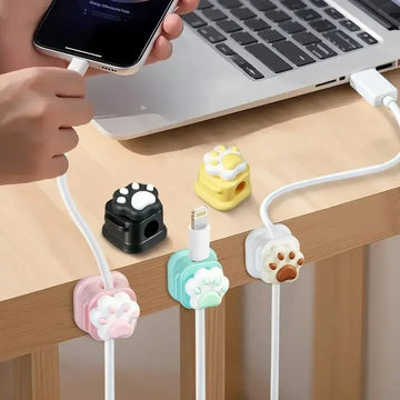 Cable Organizer Clips – Desk Wire Holder for Clean & Tidy Workspace