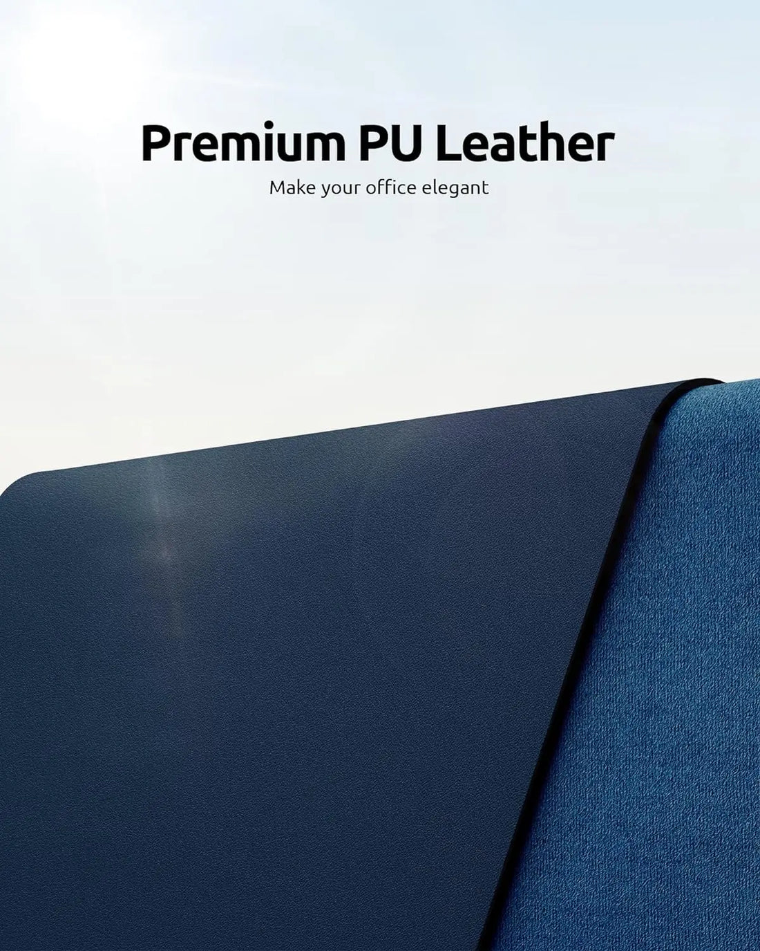 Premium Leather Desk Mat – Large Office Pad for a Clean & Elegant Workspace