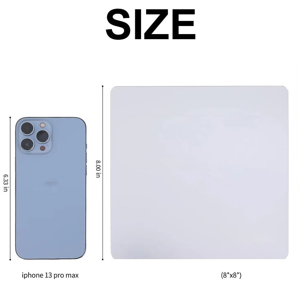 Shatterproof Acrylic Wall-Mounted Full-Length Mirror