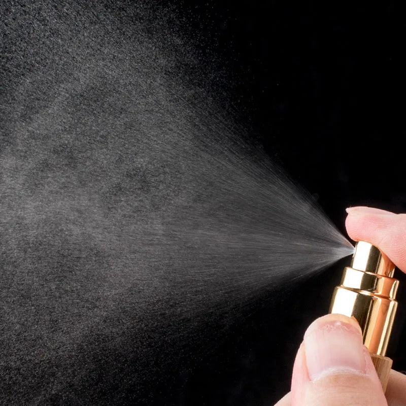Portable Wooden Perfume Atomizer – 5/10ML Refillable Travel Spray Bottle Luxury Mini Fragrance Container