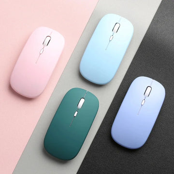 Silent Wireless Mouse – Smooth & Comfortable for Work & Study