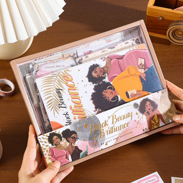 Cute Stationery Gift Set – Scrapbook Kit with Stickers, Notes & Planner Accessories