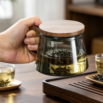 Glass Tea Infuser Mug