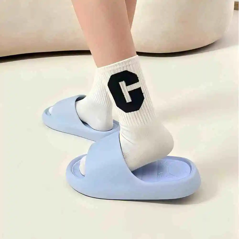 Lightweight Home Slippers for Men & Women — Comfortable Indoor Slides with Soft Sole & Stylish Prints