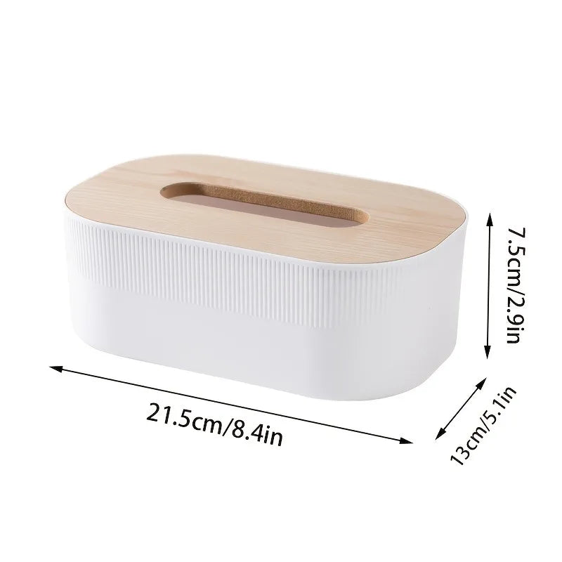 Modern Tissue Box Cover with Lid