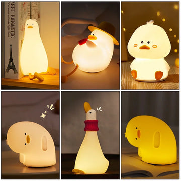 Rechargeable LED Duck Night Light