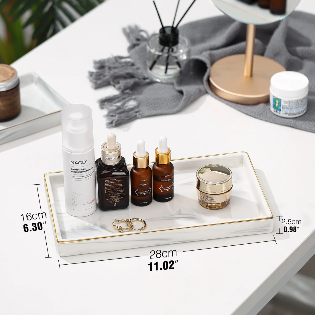 Marble Vanity Tray