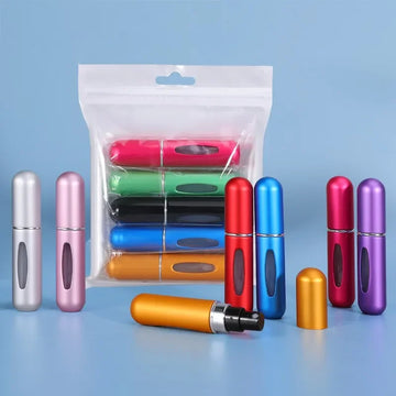 5/8ML Refillable Perfume Atomizer – Aluminum Travel Spray Bottle, Portable Cologne Mini Sprayer