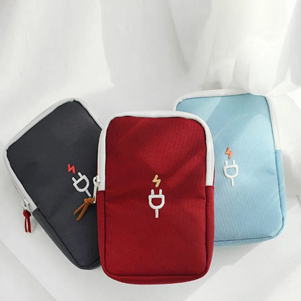 Travel Electronics Organizer Bag – Portable Cable & Gadget Storage Case for Chargers, Accessories